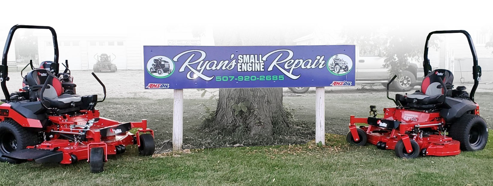 Small R Engine Shop Sign Ryan's Small Engine Repair | Windom, MN | mower sales & service